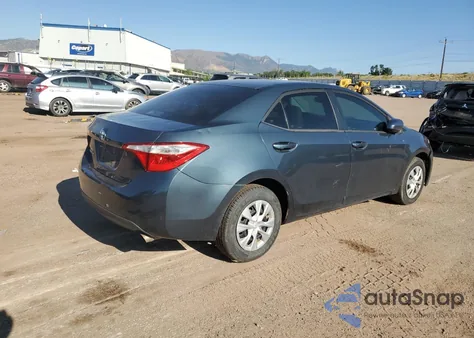 2014 Toyota Corolla L from USA, damaged, VIN 2T1BURHE3EC186034